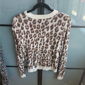 Leopard Print Women's Sweater
